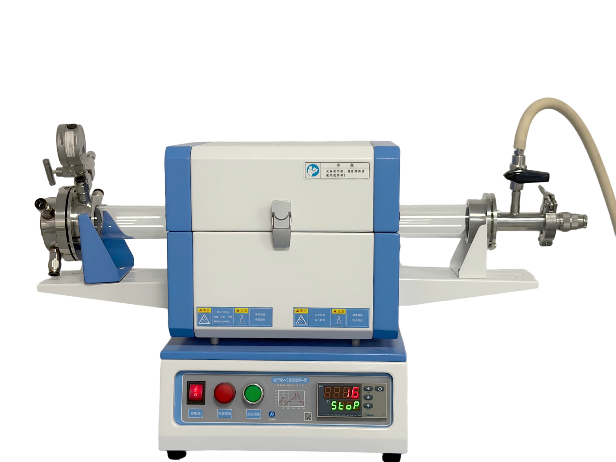 观察口翻盖管式炉